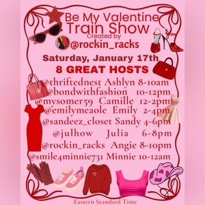 Valentine's Day Train Show Hop On!